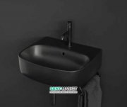 Смеситель для раковины Kerasan Nolita однорычажный чёрный матовый 922631