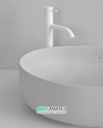 Смеситель для раковины Kerasan Nolita однорычажный белый матовый 922730