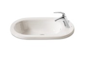 Раковина для ванной врезная Roca Meridian 60х34 см керамика белая A32724E000