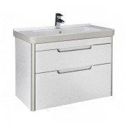 Тумба підвісна з раковиною для ванної Roca Dama-N 60,8х43,4 см білий глянець A851047806