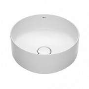 Раковина-чаша для ванної Roca Inspira Round 37х37 см з керамічної декоративною кришкою донного клапана A327523000