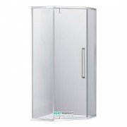 Душова кабіна Eger A Lany 100х100 без піддону профіль алюміній хром прозоре скло 599-553 / 1