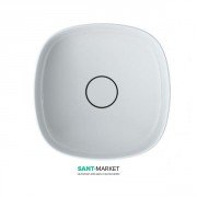 Раковина для ванной Roca Inspira Soft 37х37 см с керамической декоративной крышкой донного клапана A32750R000