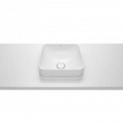 Раковина для ванной Roca Inspira Square 37х37 см с керамической декоративной крышкой донного клапана A32753R000