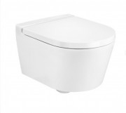 Чаша унітазу Roca Inspira Round Compacto Rimless 48х37 см білий A346528000