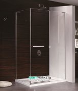 Душова кабіна Eger Megerka 120х80 права фурнітура хром прозоре скло 599-330TR / 1R