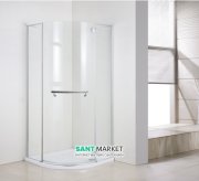 Душова кабіна Eger Timea 90х90 фурнітура алюміній хром скло прозоре 599-808 TR / 1