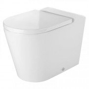 Чаша унитаза Roca Inspira Round 60х37 см с универсальным выпуском белый A342528000