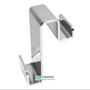 Крючок навесной двухсторонний Eger нержавеющая сталь хром 555-hook