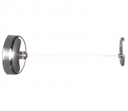 Розсувна сушарка для одягу Roca Hotels настінна хром A815493001