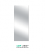 Радиатор декоративный Instal Projekt Indivi X 57,6х160,6 см с панелью зеркало цвета графит INDX-60/160E34L02