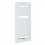 Радиатор декоративный Instal Projekt Sisi 55,1х120,6 см с панелью белое стекло SIS-50/120E34L04