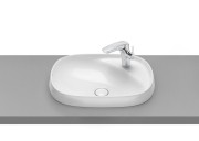 Раковина для ванной врезная Roca Beyond 58.5х45 с отверстием под смеситель FINECERAMIC белая A3270B6000