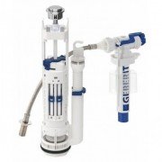 Механізм змиву для бачка Geberit Impuls тип 290-380 подвійний змив хром глянсовий 283.313.21.2