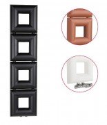 Радиатор декоративный Instal Projekt Pilovs V 26х105,5 см сталь палитра IP на выбор PILV-30/04C