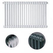 Радіатор опалення Instal Projekt Tubus 2 трубчастий 89,5х100 см 19 секцій сталь палітра IP на вибір TUB2-100 / 19