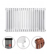 Радіатор опалення Instal Projekt Tubus 2 84,9х80 см трубчастий 18 секцій сталь палітра IP на вибір TUB2-080 / 18