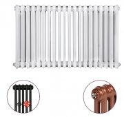 Радіатор опалення Instal Projekt Tubus 2 116,8х80 см трубчастий 25 секцій сталь палітра IP на вибір TUB2-080 / 25