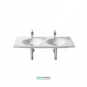 Раковина для ванної подвійна підвісна / накладна Roca Kalahari 120х51 см кераміка біла A327896000