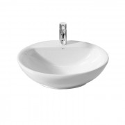 Раковина-чаша для ванной подвесная/накладная Roca Fontana 60x48 см керамика белая A327877000
