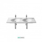 Раковина для ванной двойная подвесная/накладная Roca Kalahari 120х51 см керамика белая A327896000