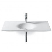 Раковина для ванної підвісна / накладна Roca Kalahari 100х51 см кераміка біла A327897000