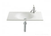 Раковина для ванной подвесная/врезная Roca Kalahari 80х49 см керамика белая A327878000