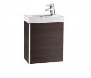 Тумба підвісна з раковиною для ванної Roca Mini 45 см текстурний венге A855873154