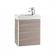 Тумба підвісна з раковиною для ванної Roca Mini 45 см текстурний сірий A855873156