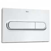 Кнопка смыва для унитаза Roca PL1 двойной смыв пластик матовый хром A890095002