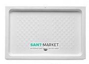 Душовий піддон Roca Italia прямокутний 100х80 см кераміка білий A37477C001