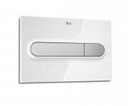 Кнопка змиву для унітазу Roca PL1 подвійний змив пластик білий / xром A890095005