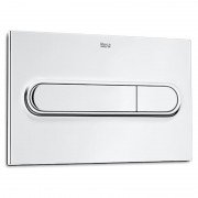 Кнопка змиву для унітазу Roca PL1 подвійний змив пластик матовий хром A890095002