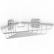 Полка-мыльница для ванной Roca Victoria угловая настенная хром A816685001