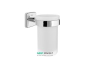 Стакан для зубных щеток Roca Victoria настенный стекло/металл A816681001