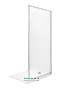 Стінка бічна для душового куточка Roca Town 100x195 см профіль алюміній хром прозоре скло AMP2010012M