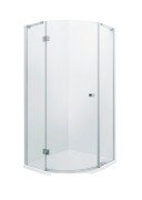 Душова кабіна Roca Metropolis Rondo 90х90 профіль алюміній хром прозоре скло AMP3609012M