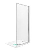 Стенка боковая для душевого уголка Roca Town 90x195 см профиль алюминий хром прозрачное стекло AMP2009012M