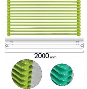 Радіатор опалення Instal Projekt Tubus 3 39,4х200 см трубчастий 8 секцій сталь палітра IP на вибір TUB3-200 / 08