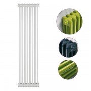 Радіатор опалення Instal Projekt Tubus 3 трубчастий 12,1х120 см 2 секції сталь палітра IP на вибір TUB3-120 / 02