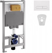 Система інсталяції для підвісних унітазів Volle Master 4в1 біла клавіша 141919