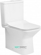 Унітаз підлоговий компакт з бачком Volle Leon Rimless 61х36.5 см кераміка білий 13-11-059