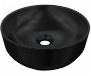 Раковина для ванної накладна Volle 35.5х35.5 см кераміка чорний матовий 13-01MBlack-040