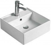 Раковина для ванной накладная Volle 40.5х40.5 см керамика белый матовый 13-01M-102