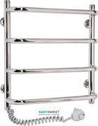 Електричний полотенцесушитель Laris Стандарт П4 Е 450x500 мм лівий 73207080