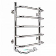 Електричний полотенцесушитель Laris Стандарт П5 Е 450x500 мм лівий 73207082