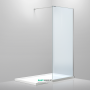 Стінка бічна для душового куточка Volle Walk-In 120х200 прозоре скло 18-08-120H