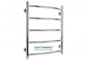 Водяний полотенцесушитель Laris Флеш П5 500х600 мм хром 74100007