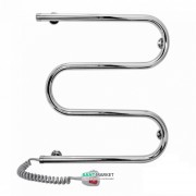 Електричний полотенцесушитель Laris Змійовик 25 РС3 Е 400x500 мм лівий 73207104