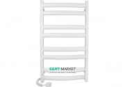 Електричний полотенцесушитель Laris Зебра Атлант ЧК8 Е 500x900 мм лівий 73207410
